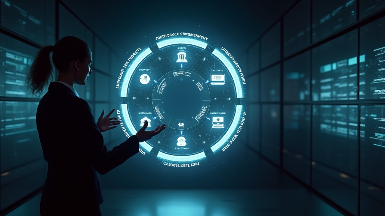 VERGEANALYSIS Agency circular process visualization